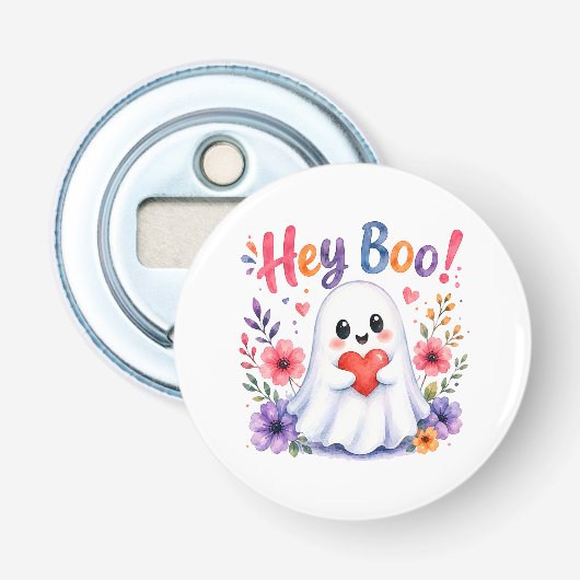 Hé boe button flesopener (Voorkant)