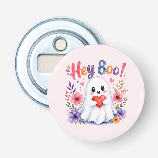 Hé boe button flesopener (Voorkant)