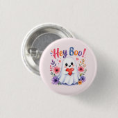 Hé boe ronde button 3,2 cm (Voorkant /achterkant)