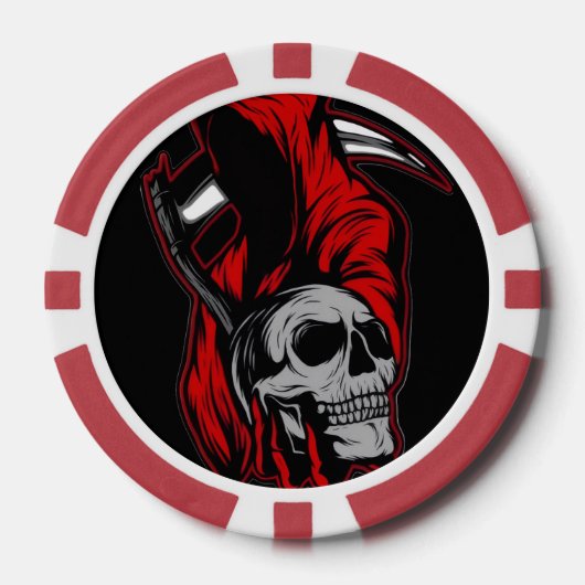 he Boo Crew Orange Halloween Family Matching Poker Chips (Voorkant)