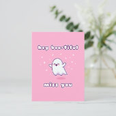 Hé Boo-erge Miss You Pun Kaart (Staand voorkant)