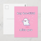 Hé Boo-erge Miss You Pun Kaart (Voorkant / Achterkant)