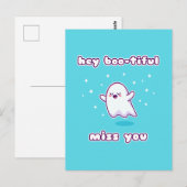 Hé Boo-erge Miss You Pun Kaart (Voorkant / Achterkant)