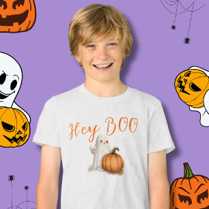 Hé BOO Geest Pompoen Tri-Blend Shirt
