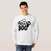 Hé Boo Grappige Halloween T-shirt (Voorkant volledig)