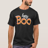 Hé Boo Halloween Ghost Couples Costume T-shirt (Voorkant)