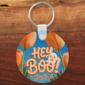 Hé Boo! Halloween Sleutelhanger (Voorkant)