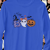 Hé, Boo Halloween Witch, Ghost, Pumpkin T-shirt