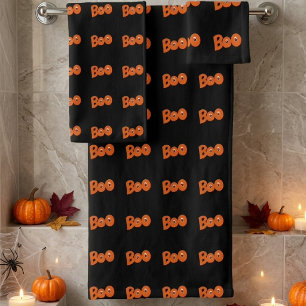 Hé Boo Heb ik je te veel laten schrikken Typografi Bad Handdoek