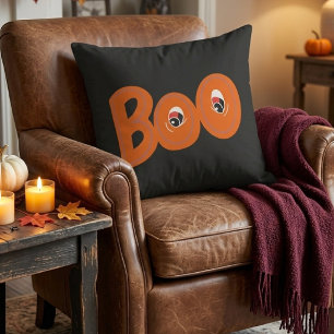 Hé Boo Heb ik je te veel laten schrikken Typografi Kussen