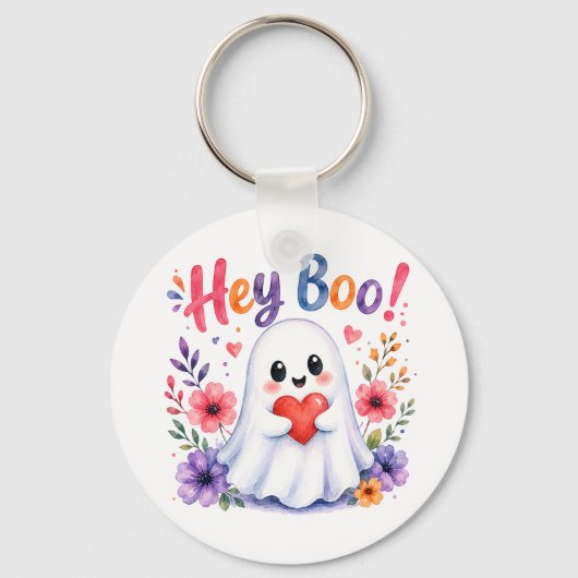 Hé boo sleutelhanger (Voorkant)