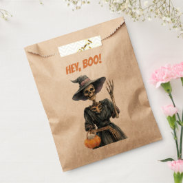 Hé, Boo! | Spooky Skeleton Witch Snoep voorkeursta Bedankzakje