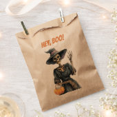 Hé, Boo! | Spooky Skeleton Witch Snoep voorkeursta Bedankzakje (Geknipt)