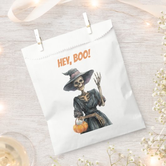 Hé, Boo! | Spooky Witch Snoep Favorietentassen Bedankzakje (Geknipt)