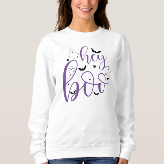Hé Boo! sweatshirt (Voorkant)