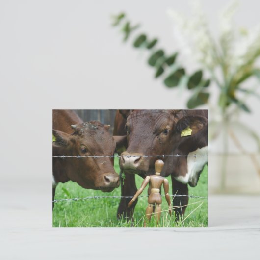 Hé? Briefkaart (Staand voorkant)