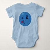 "Hé, bro! Je vrouw blijft me controleren." Romper (Achterkant)