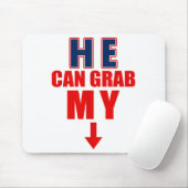 He Can Grab My Bottom Funny Love Joke Quote  Muismat (Met muis)