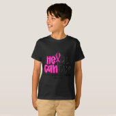 He Can Heal Cancer Believe God Christian Breast Ca T-shirt (Voorkant volledig)