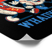 Hé Chicago Whadya Zeg honkbal en hotdog 4e van Poster (Hoek)