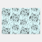 Hé, daar driepuntsblad met tijgerpatroon inpakpapier vel (Voorkant 3)