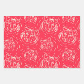 Hé, daar driepuntsblad met tijgerpatroon inpakpapier vel (Voorkant 3)