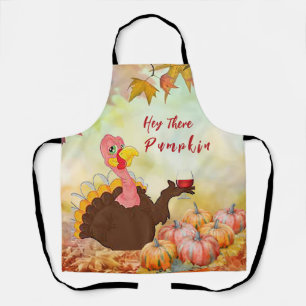 Hé daar Pompoen All-Over Print Schort