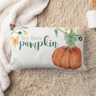 Hé daar Pompoen Aquarel Familie Naam Herfst Kussen