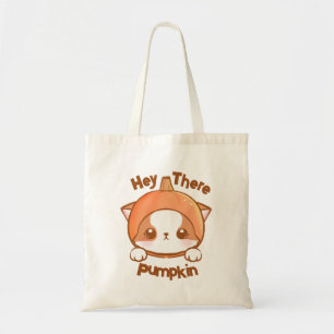 Hé daar Pompoen Mochi Pompoen Kawaii Tote Bag