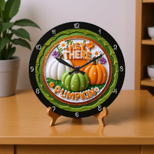 Hé daar Pumpkin illustratie Grote Klok
