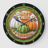 Hé daar Pumpkin illustratie Grote Klok (Voorkant)