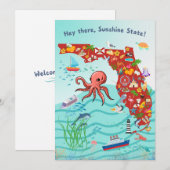 Hé daar, Sunshine State Kaart (Voorkant / Achterkant)