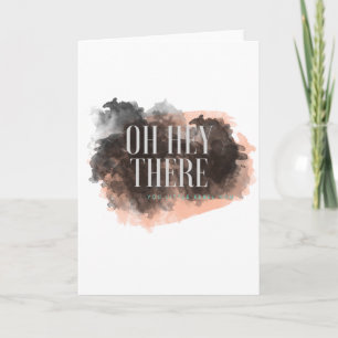 Hé, daar Wenskaart Kaart