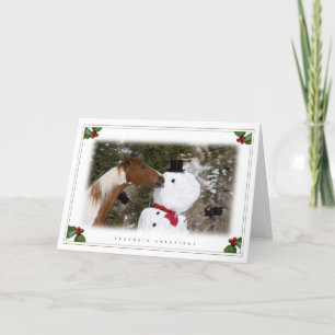 Hé, dat is mijn neus. feestdagen kaart