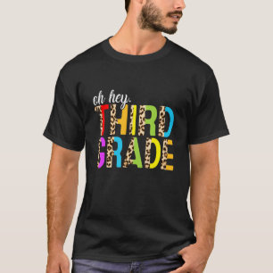 Hé derde klas eerste dag terug naar school t-shirt