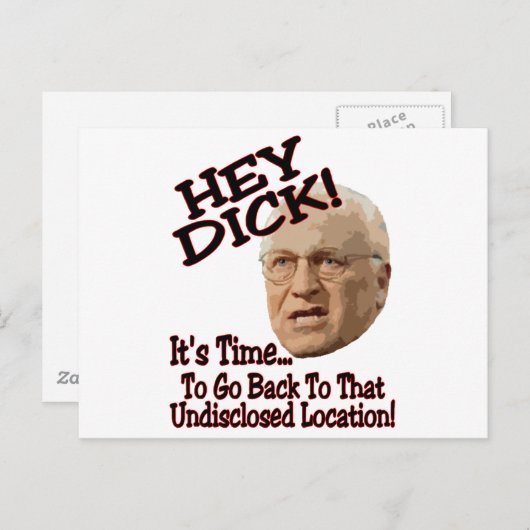 Hé Dick. Briefkaart (Voorkant / Achterkant)