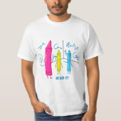 He Did It Gift Drawing Painting Shool Teaher  T-shirt (Voorkant)