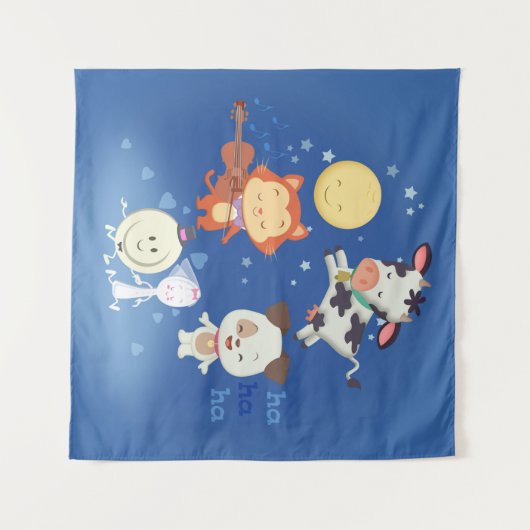 Hé diddle wandkleed (Voorkant (horizontaal))