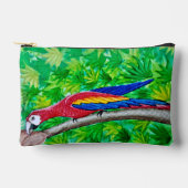 Hé, er zit een scharlaken ara in die boom! etui (Voorkant)