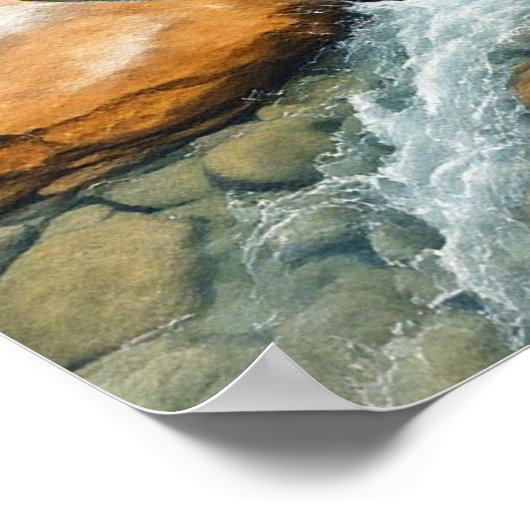 he Eternal Flow: Sunlight and Sedimentary Silence  Poster (Hoek)