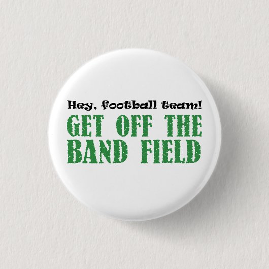Hé, Football Team! Ronde Button 3,2 Cm (Voorkant)