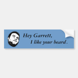Hé Garrett.. Bumpersticker