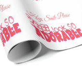 Hé, glimlach alsjeblieft cadeaupapier (Rol Hoek)