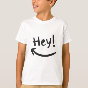 Hé glimlachen t-shirt