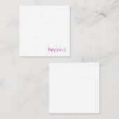 Hé, groet de Kaart Notitiekaartje (Voorkant / Achterkant)