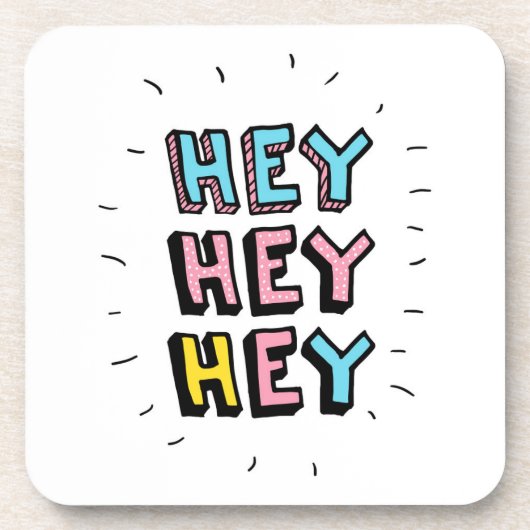 Hé, hé. bier onderzetter (Voorkant)