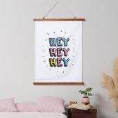 Hé, hé. hangend wandkleed (Slaapkamer)