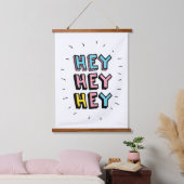 Hé, hé. hangend wandkleed (Slaapkamer)