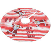 HÉ! HÉ! HÉ! Sinterklaas Vrolijke Kerstmis Candy Ca Kerstboom Rok (Gekanteld)