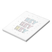 Hé, hé. notitieblok (Linkerzijde)